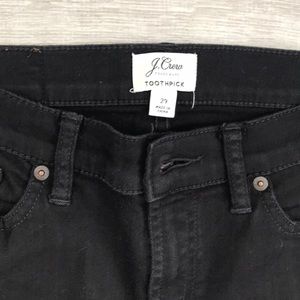 J crew black jeans